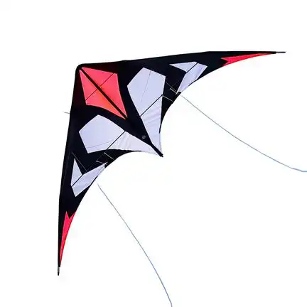 11111Spiderkites Maraca light - Zweileiner-Lenkdrachen/Stabdrachen/Trickdrachen (2-Leiner) rtf - 200 cm x 87 cm 4 + 5  mm CFK-Gestänge orange