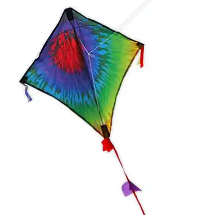 11111Spiderkites - Einleiner-Drachen/Kinderdrachen (Eddy/1-Leiner) rtf (flugfertig) Magic mini 50 cm x 50 cm bunt