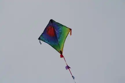 Spiderkites - Einleiner-Drachen/Kinderdrachen (Eddy/1-Leiner) rtf (flugfertig) Magic mini 50 cm x 50 cm bunt