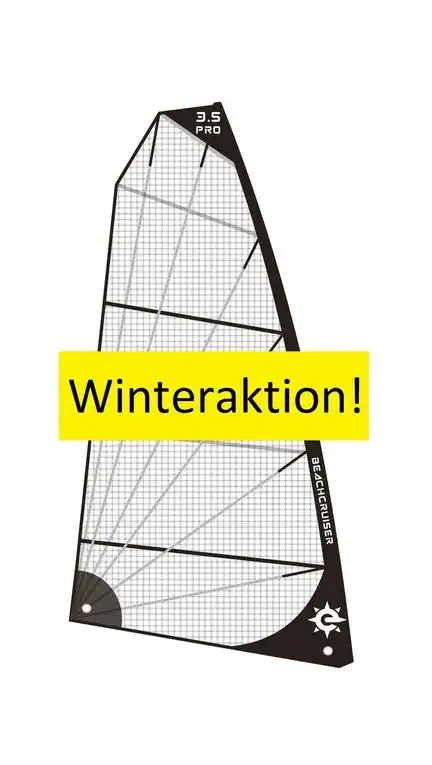 BeachCruiser Segel für Strandsegler "Winteraktion" 3.5 m² 