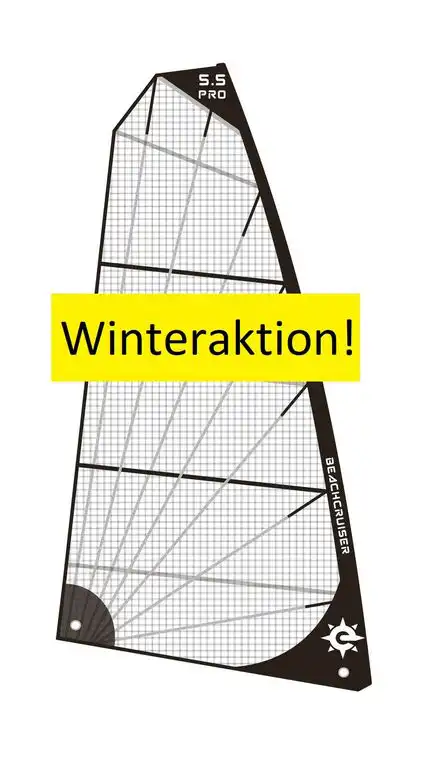BeachCruiser Segel für Strandsegler "Winteraktion" 5.5 m² 