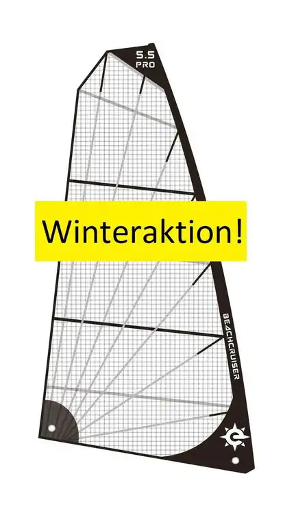 BeachCruiser Segel für Strandsegler "Winteraktion" 5.5 m² 