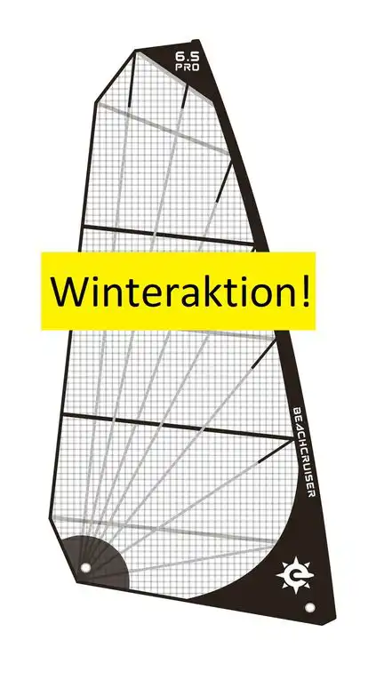 BeachCruiser Segel für Strandsegler "Winteraktion" 6.5 m² 