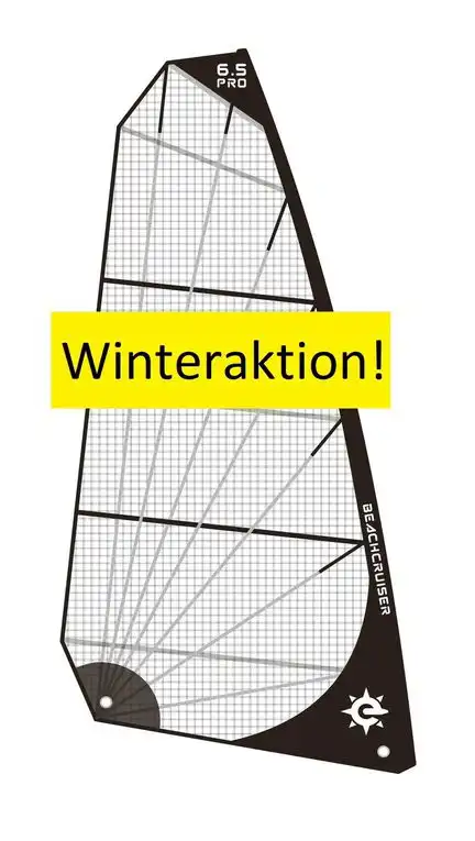 BeachCruiser Segel für Strandsegler "Winteraktion" 6.5 m² 