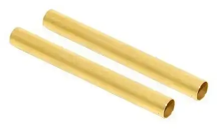 Messingmuffe ohne Anschlag (Muffe) Ø 6 mm Innendurchmesser für Drachen- und Modellbau Basteln Montagen Messebau Industrie Haushalt