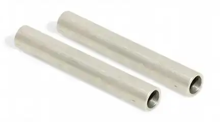 Alumuffe mit Anschlag (Muffe) Ø 6 mm Innendurchmesser für Drachen- und Modellbau Basteln Montagen Messebau Industrie Haushalt