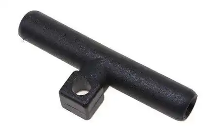 Kreuz mit Bohrung/Kreuzverbinder 10/12 mm schwarz Gfk-verstärkt - für Drachen- und Modellbau