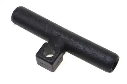 Kreuz mit Bohrung/Kreuzverbinder 6/6 mm schwarz Gfk-verstärkt - für Drachen- und Modellbau