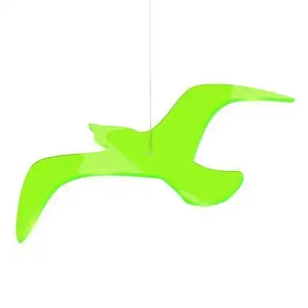 11111Sonnenfänger Lichtzauber - Vogel "Wing" Magic 38 cm gebogen grün