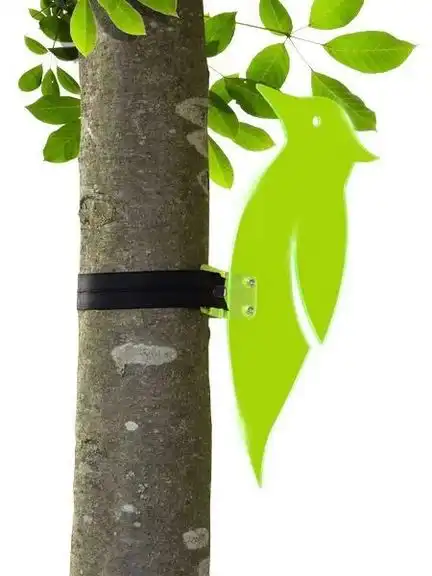 Sonnenfänger Lichtzauber - Specht 31 cm inkl. Baumbefestigung grün 