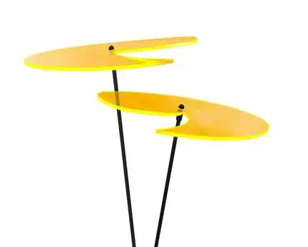 Sonnenfänger Lichtzauber - Scheibe "Wave" mittel 15 cm orange