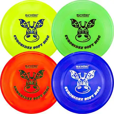 Eurodisc Kidzz Fun Softdisc Giraffe Ø 23 cm 100 g grün 