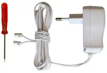 Herrnhuter Sterne Netzgerät 300 mA Kabellänge: 1.3 m weiß für bis zu 1-2 LED Sterne 1-7 Minis 1 Stern mit Glühlampe