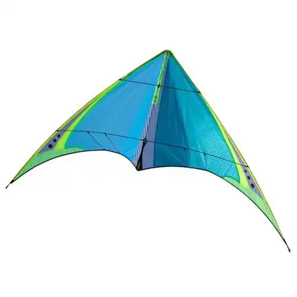 11111Prism 4-D Seafoam Zweileiner-Leichtwind-Lenkdrachen/Stabdrachen (2-Leiner) rtf (flugfertig) 147 cm x 69 cm Kohlefaser/Cfk-Gestänge Seafoam