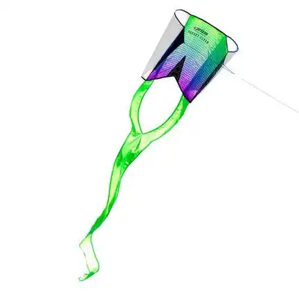 Prism Pocket Flyer Sled Electric - stabloser Einleiner-Drachen (1-Leiner) rtf (flugfertig) 76 cm x 53 cm lila/blau/grün