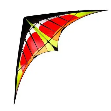Prism Hypnotist Fire Zweileiner-Lenkdrachen/Stabdrachen (2-Leiner) rtf (flugfertig) 239 cm x 98 cm Cfk-Gestänge rot/schwarz