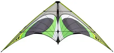 Prism Quantum Zweileiner-Lenkdrachen/Stabdrachen (2-Leiner) rtf (flugfertig) 221 cm x 89 cm Cfk-Gestänge Graphite