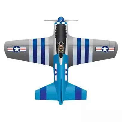 X-Kites Rare Air - Einleiner-Drachen/Kinderdrachen (1-Leiner) rtf (flugfertig) P51 71 cm - 108 cm