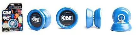 YoYoFactory ONE TM - YoYo für Beginner und Fortgeschrittene Ø 53 mm B 30 mm 58 g BLAU inkl. 2 Kugellager