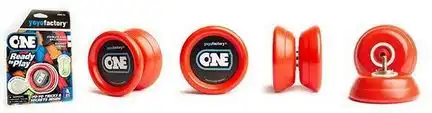 YoYoFactory ONE TM - YoYo für Beginner und Fortgeschrittene Ø 53 mm B 30 mm 58 g ROT inkl. 2 Kugellager