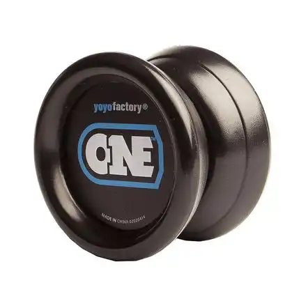 YoYoFactory ONE TM - YoYo für Beginner und Fortgeschrittene Ø 53 mm B 30 mm 58 g SCHWARZ inkl. 2 Kugellager