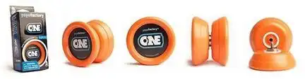 YoYoFactory ONE TM - YoYo für Beginner und Fortgeschrittene Ø 53 mm B 30 mm 58 g ORANGE inkl. 2 Kugellager