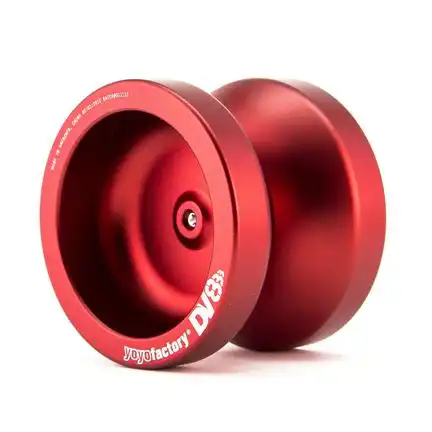 YoYoFactory DV888 - YoYo für Beginner Fortgeschrittene und Profis Ø 50 mm B 40.5 mm 67 g ROT mit patentiertem Spielsystem