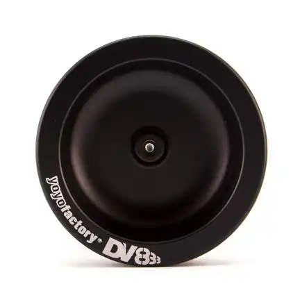 YoYoFactory DV888 - YoYo für Beginner Fortgeschrittene und Profis Ø 50 mm B 40.5 mm 67 g schwarz mit patentiertem Spielsystem