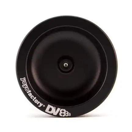 YoYoFactory DV888 - YoYo für Beginner Fortgeschrittene und Profis Ø 50 mm B 40.5 mm 67 g SCHWARZ mit patentiertem Spielsystem