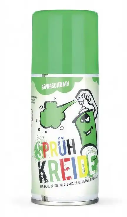 11111Elliot Sprühkreide - 150 ml grün abwaschbares Fun-Kreidespray (Markierspray) für Spiel Spaß und Fantasie