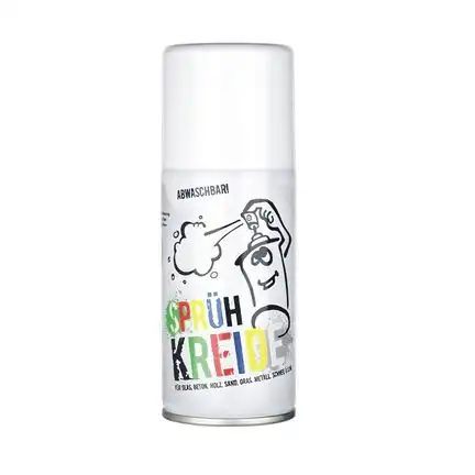 11111Elliot Sprühkreide - 150 ml weiß abwaschbares Fun-Kreidespray (Markierspray) für Spiel Spaß und Fantasie