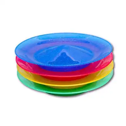 Mister Babache - Glitter Jonglierteller Ø 25 cm blau 