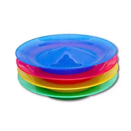 Mister Babache - Glitter Jonglierteller Ø 25 cm rot 