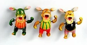 Wackel-Magnete (3D-Motiv) Nilpferd/Hippo Crazy Ocean Life 