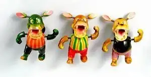 Wackel-Magnete (3D-Motiv) Nilpferd/Hippo Crazy Ocean Life 