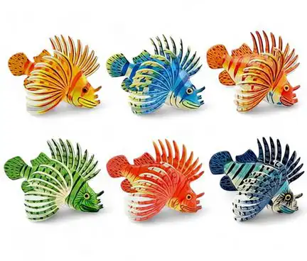 Wackel-Magnete (3D-Motiv) Feuerfisch/Lion Fish Ocean Life 