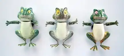 11111Wackel-Magnete (3D-Motiv) Freundlicher Frosch/Friendly Frog Ocean Life 