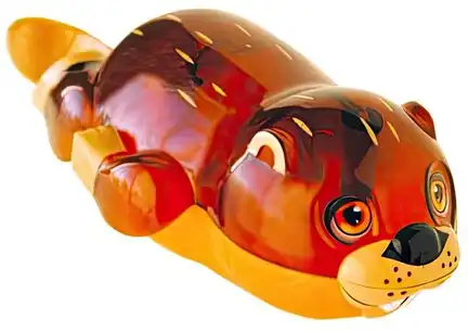 Aufziehfigur Woody Biber Aufziehfigur zum Sammeln Spielen Verschenken Schwimmer