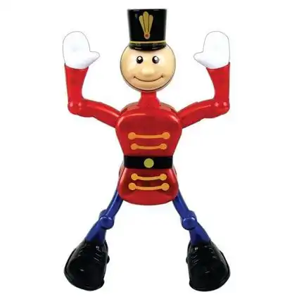 Aufziehfigur Christopher - große Figur zum Aufziehen - zum Sammeln Spielen Verschenken Höhe ca. 26 cm - SONDERPREIS - rot Tänzer