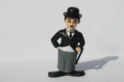 Charlie Chaplin Aufziehfigur Z-Wind Ups Kunststoff 