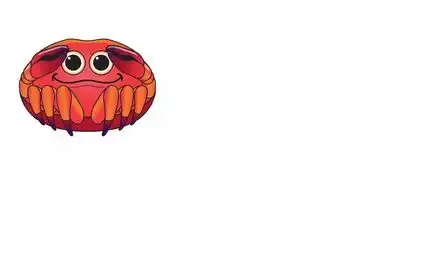 X-Kites Micro Kites - Einleiner-Drachen/Kinderdrachen (1-Leiner) rtf (flugfertig) Krabbe 12 cm x 9 cm bunt