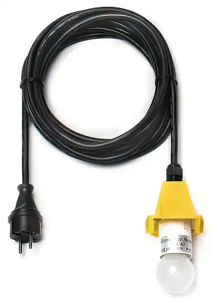 Herrnhuter Sterne 10m Anschlusskabel A4/A7 inkl. LED - gelb Passend für Kunststoff-Sterne A4/A7 geeignet für den Außenbereich