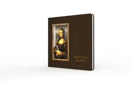 CARTARTEM - Mona Lisa (Da Vinci) 3D Notizbuch - 17 x 17 cm 3D Notizbuch