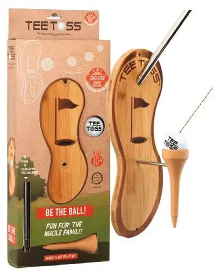 Tee Toss Golfball Deluxe Edition Golfball Deluxe Edition (Hook & Ring Game/Geschicklichkeitsspiel) 33 cm x 12 cm x 1.5 cm