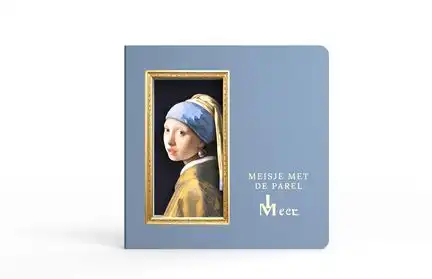 CARTARTEM - Meisje met de Parel (Vermeer) 3D Notizbuch - 17 x 17 cm 3D Notizbuch