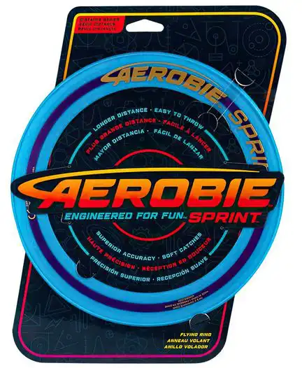 Aerobie Wurfring SPRINT / Frisbee blau 25 cm Durchmesser 