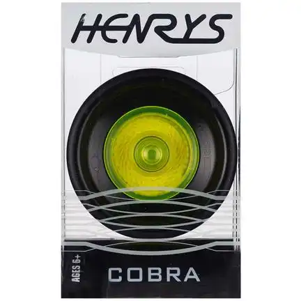 Henrys YoYo Cobra schwarz / gelb Ø 61 mm B 27 mm 50 g 