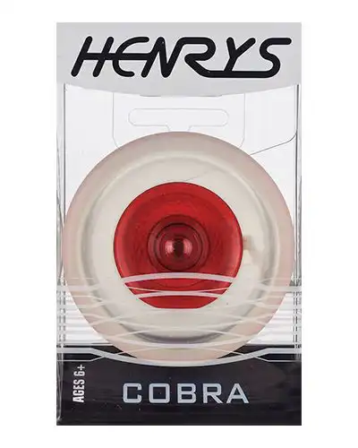 Henrys YoYo Cobra ice / rot Ø 61 mm B 27 mm 50 g 