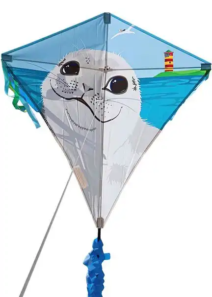 Spiderkites - Einleiner-Drachen/Kinderdrachen (Eddy/1-Leiner) rtf (flugfertig) Hazel Heuler 75 cm x 75 cm bunt