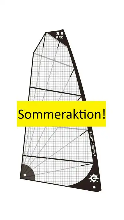 BeachCruiser Segel für Strandsegler "Sommeraktion" 3.5 m²